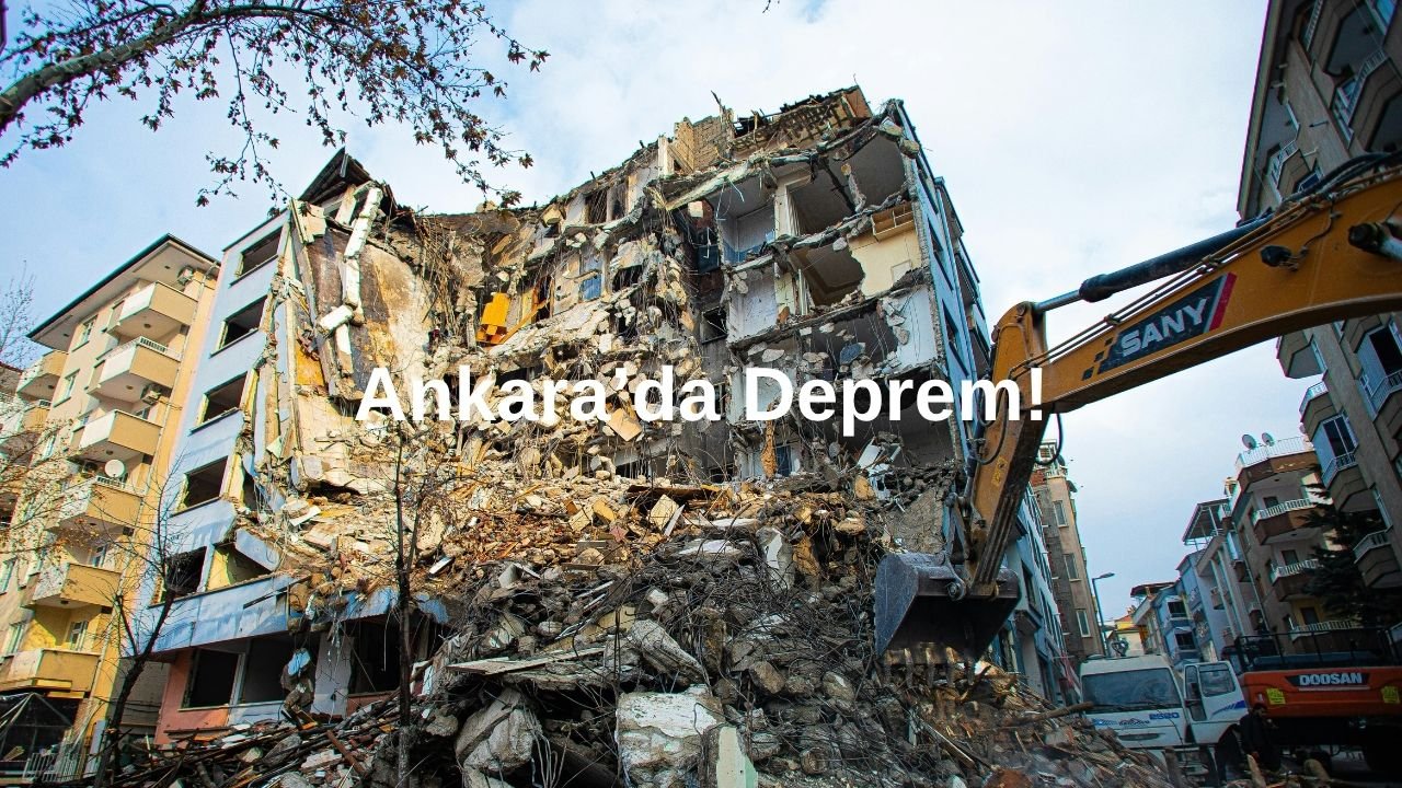 Ankara'da Deprem