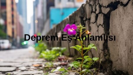 Deprem Eş Anlamlısı Nedir? Deprem Kelimesinin Kökeni Nedir?
