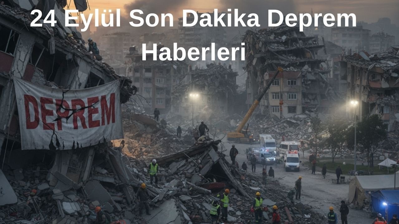 24 Eylül Son Dakika Deprem Haberleri