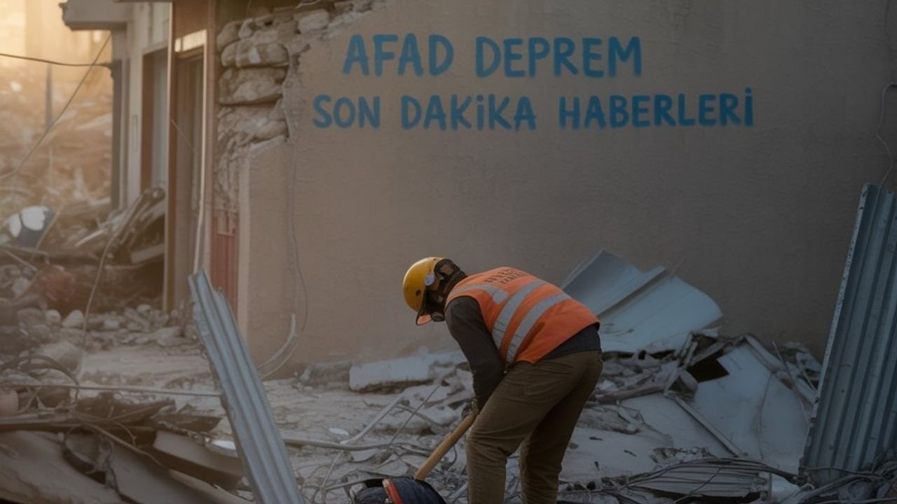 AFAD Deprem Son Dakika