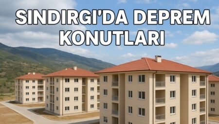 Sındırgı’da Kalıcı Deprem Konutları Temeli Atıldı
