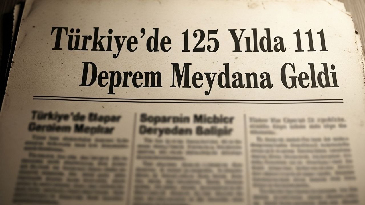 Türkiye’de 125 Yılda 111 Deprem