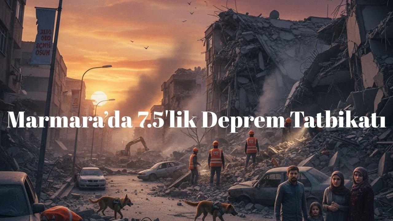 Marmara’da 7.5’lik Deprem Tatbikatı
