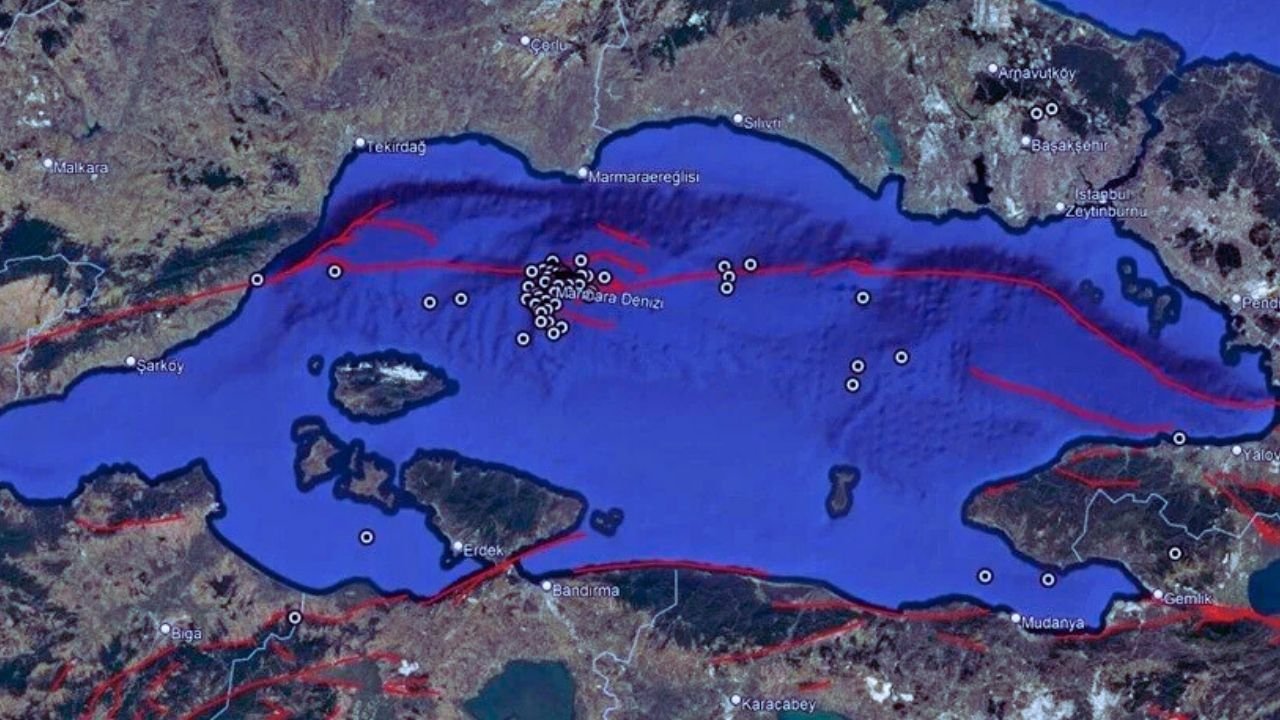 Marmara’da Meydana Gelen Depremler 