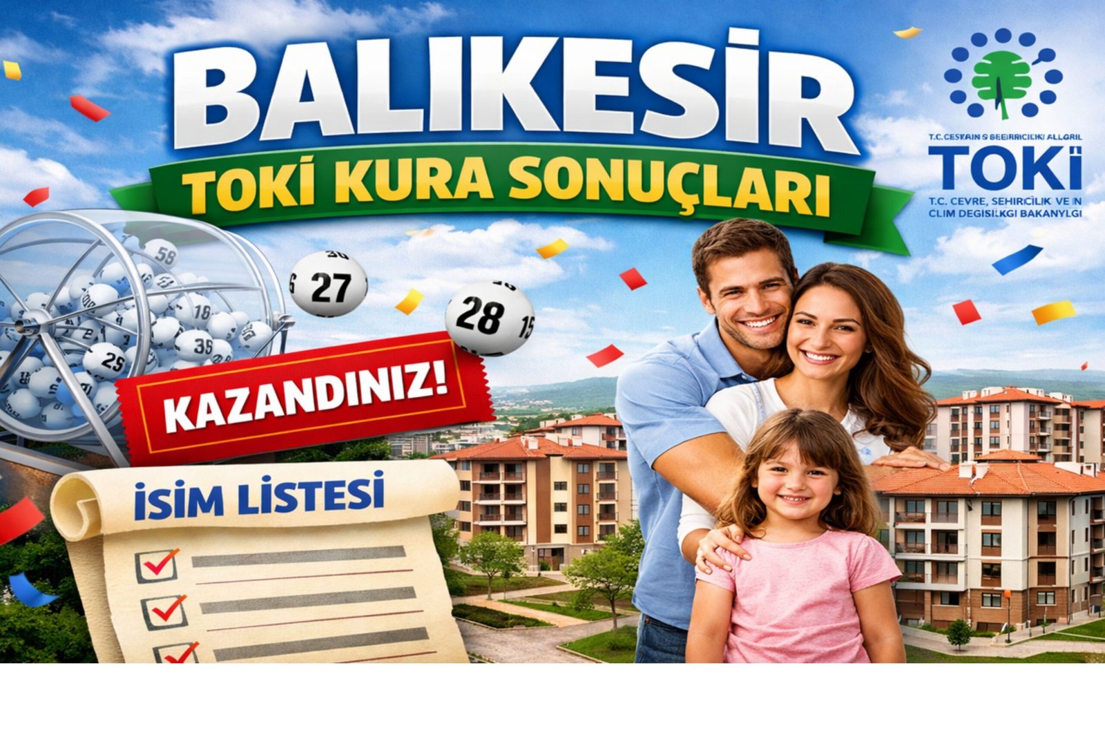 Balıkesir TOKİ Kura Sonuçları