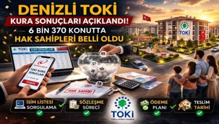 Denizli TOKİ Kura Sonuçları Açıklandı: 6 Bin 370 Konutta Hak Sahipleri Belli Oldu