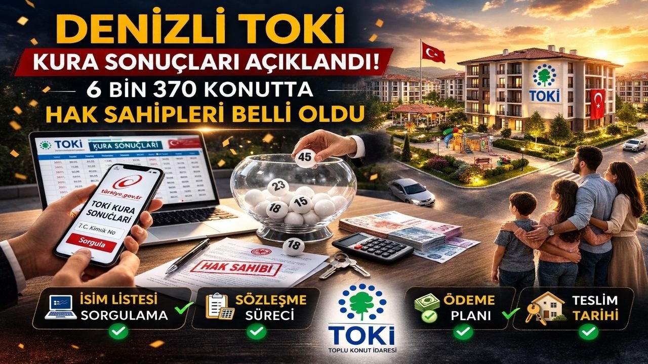 Denizli TOKİ Kura Sonuçları