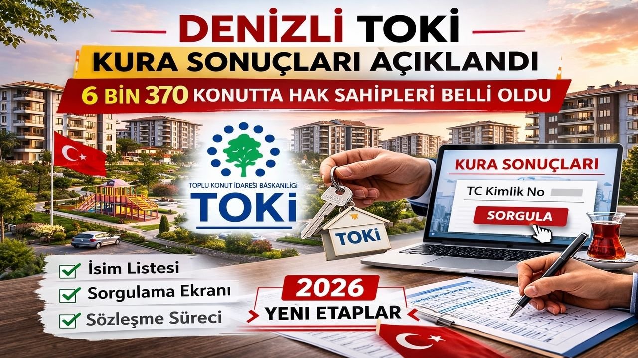 Denizli TOKİ Kura Sonuçları 