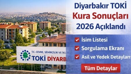 Diyarbakır TOKİ Kura Sonuçları 2026 Açıklandı: İsim Listesi ve Sorgulama Ekranı Detayları