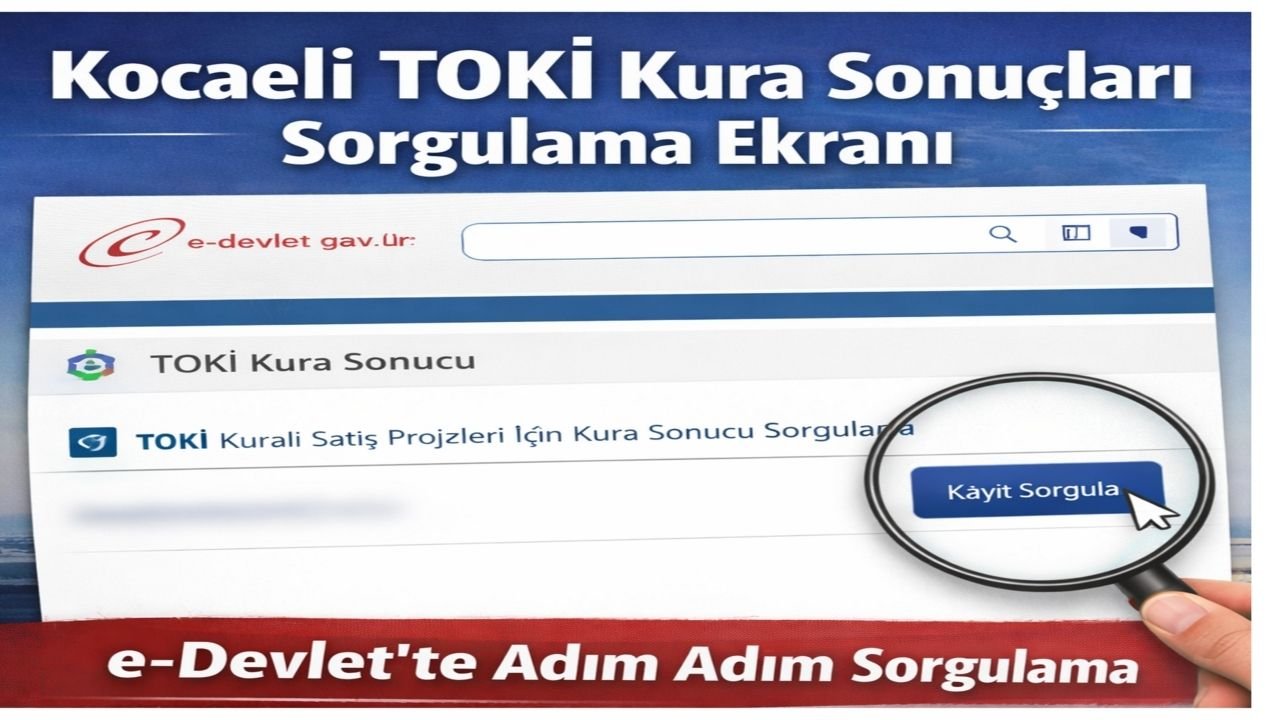 Kocaeli TOKİ Kura Sonuçları