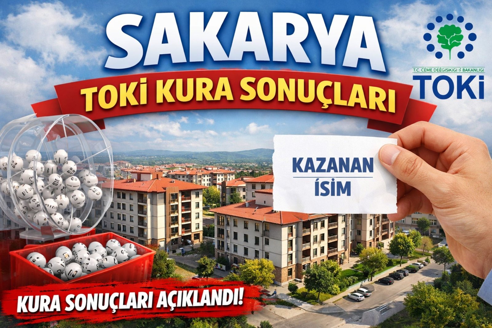 Sakarya TOKİ Kura Sonuçları