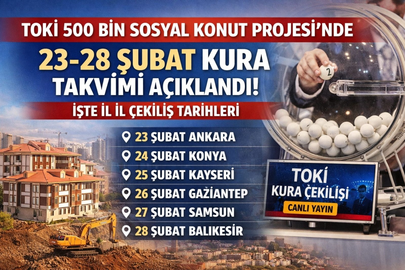 TOKİ 500 Bin Sosyal Konut Projesi