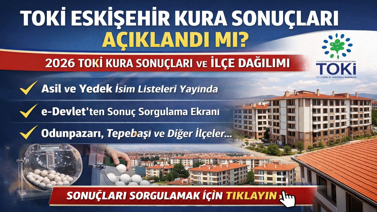 TOKİ Eskişehir Kura Sonuçları
