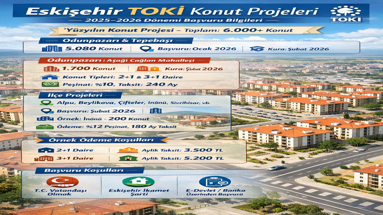 TOKİ Eskişehir Kura Sonuçları