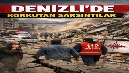 Denizli’de Korkutan Sarsıntılar: Buldan’da 5.1 ve 4.1 Büyüklüğünde Deprem Oldu
