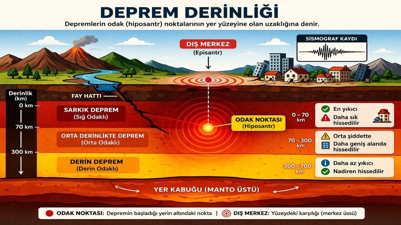 Deprem Derinliği 