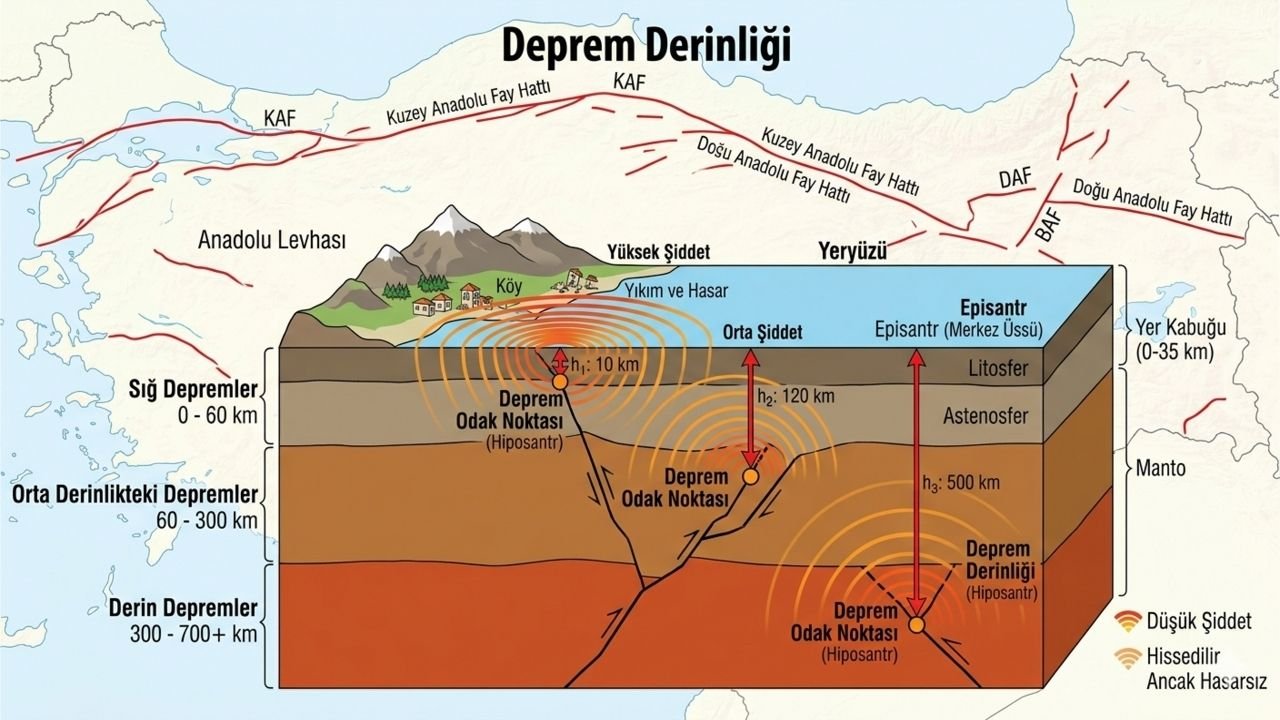 Deprem Derinliği 
