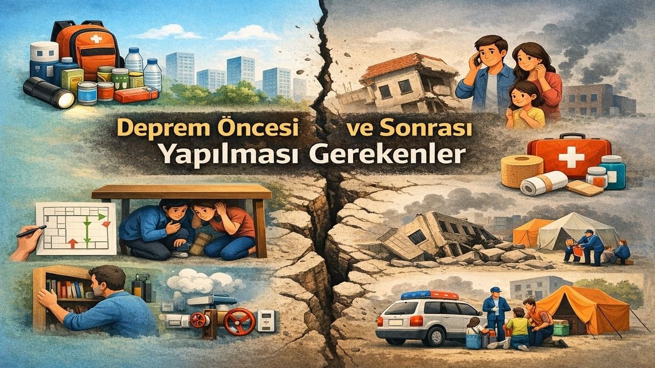 Deprem Öncesi ve Sonrası Yapılması Gerekenler