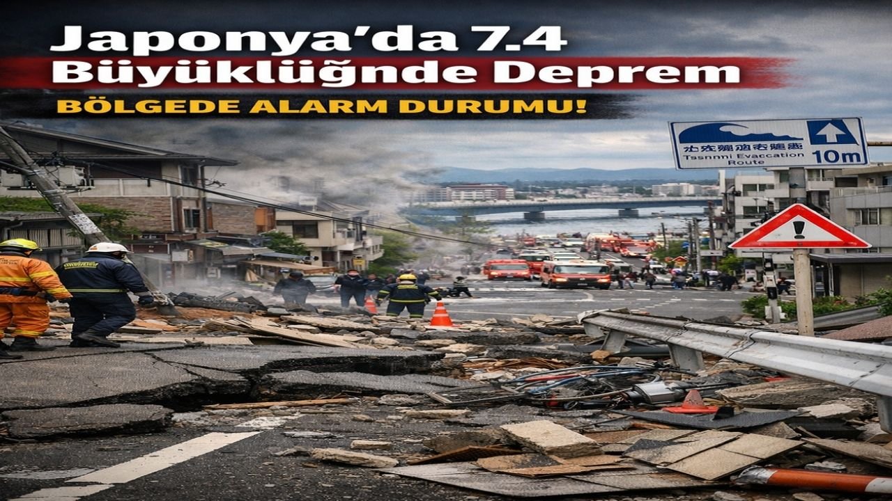 Japonya'da 7.4 Büyüklüğünde Deprem