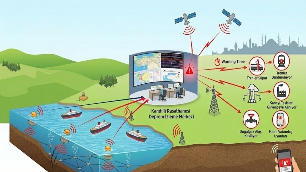 Kandilli Rasathanesi Deprem Erken Uyarı Sistemi 