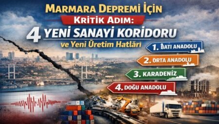 Marmara Depremi için Kritik Adım: 4 Yeni Sanayi Koridoru Oluşturulacak!