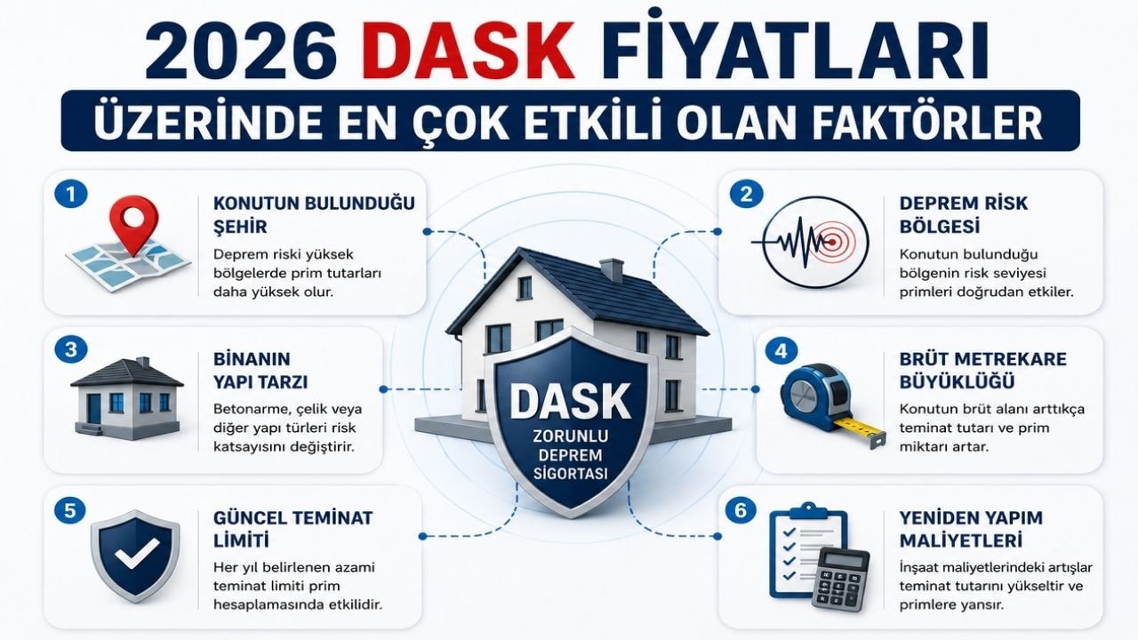 2026 DASK Fiyatları 