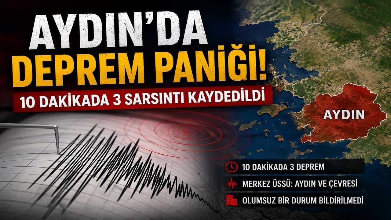 Aydın’da Deprem