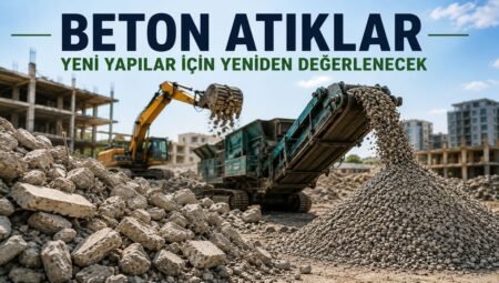 Beton Atıklar Yeni Yapılar için Yeniden Kullanılacak