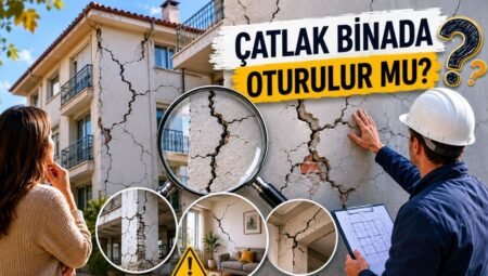 Çatlak Binada Oturulur mu? Riskli Çatlaklar ve Dikkat Edilmesi Gerekenler