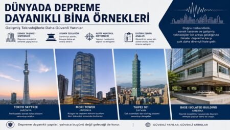 Dünyada Depreme Dayanıklı Bina Örnekleri Modern Şehirlerin Geleceğini Nasıl Değiştiriyor?