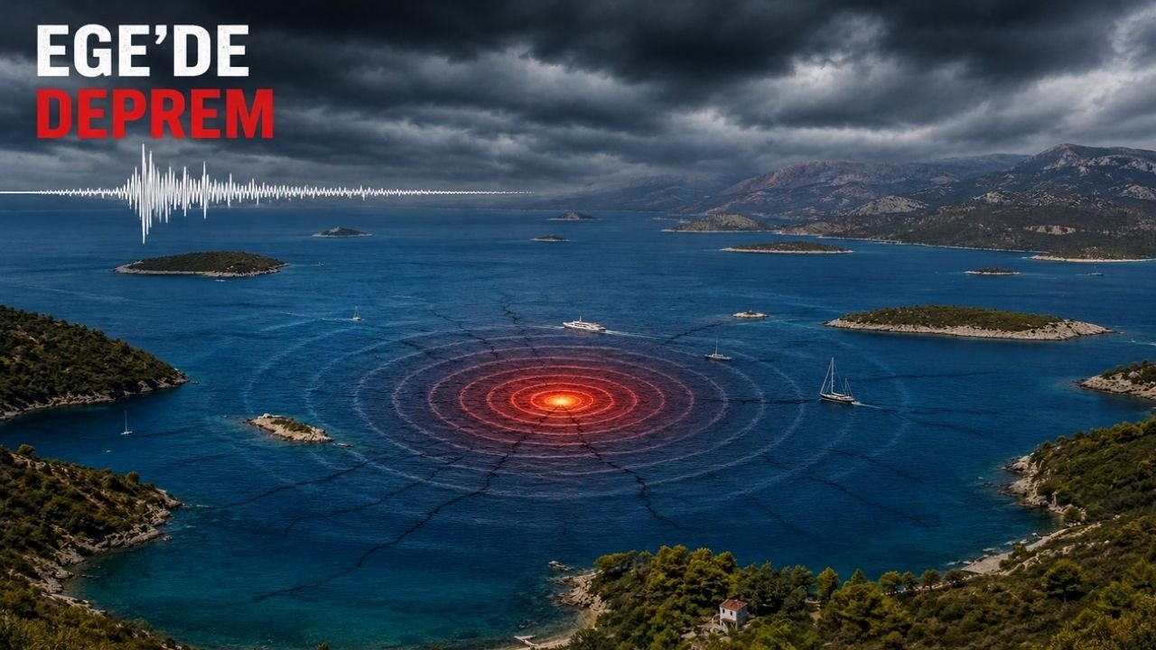 Ege'de 3.9 Büyüklüğünde Deprem 
