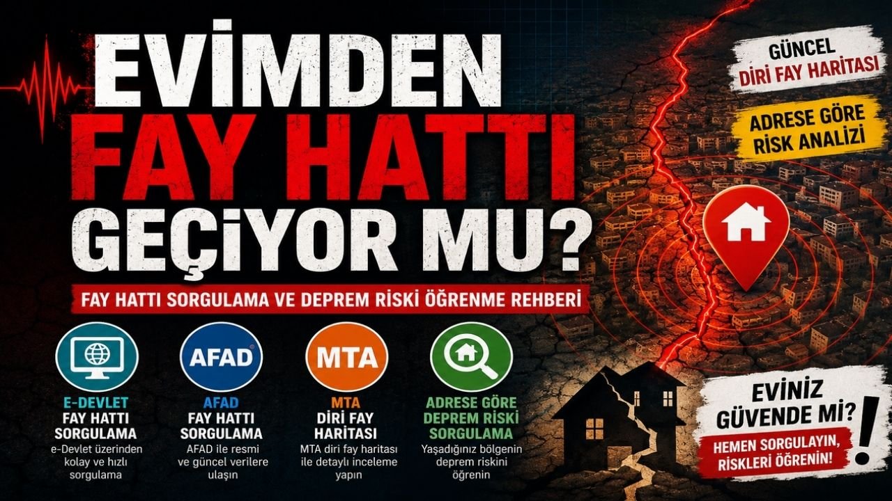 Evimden Fay Hattı Geçiyor mu