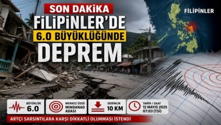 Filipinler’de 6.0 Büyüklüğünde Deprem Meydana Geldi