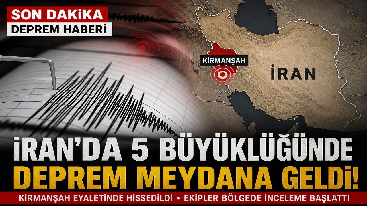 İran'da 5 Büyüklüğünde Deprem