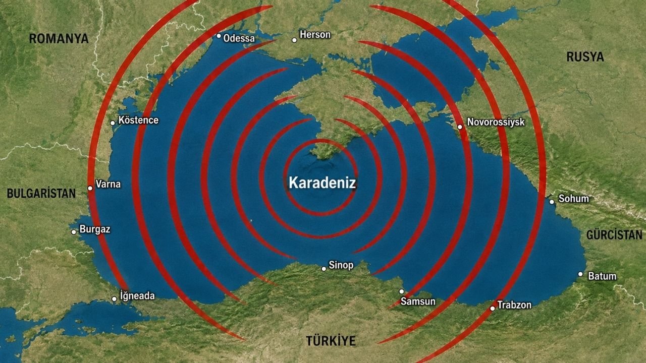 Karadeniz'de 3.9 Büyüklüğünde Deprem