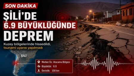 Şili’de 6.9 Büyüklüğünde Deprem Panik Yarattı
