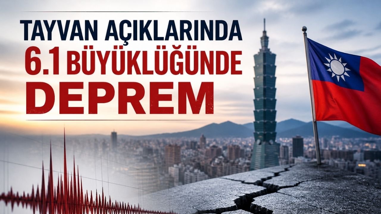 Tayvan Açıklarında 6.1 Büyüklüğünde Deprem