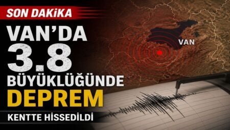 Son Dakika: Van’da 3.8 Büyüklüğünde Deprem Meydana Geldi