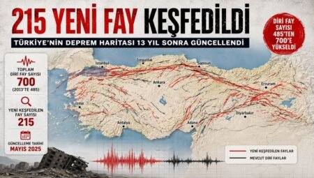 215 Yeni Fay Keşfedildi: Türkiye’nin Deprem Haritası 13 Yıl Sonra Güncellendi