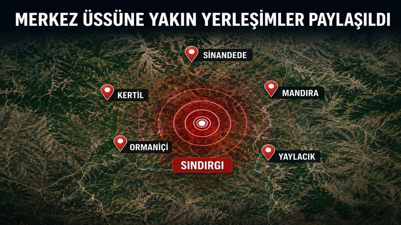 Balıkesir'de 4 Büyüklüğünde Deprem