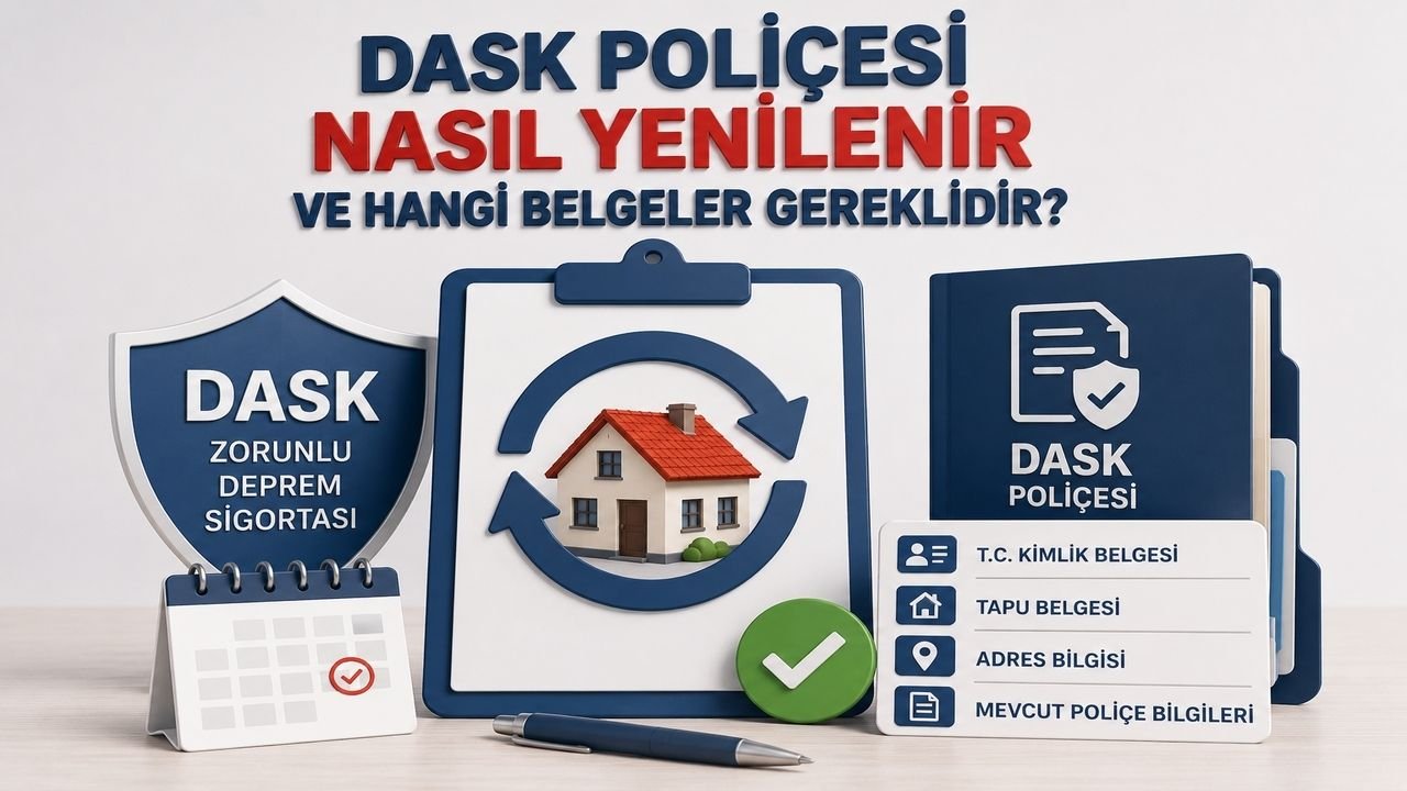 DASK poliçesi nasıl yenilenir? Adım Adım Yenileme Rehberi
