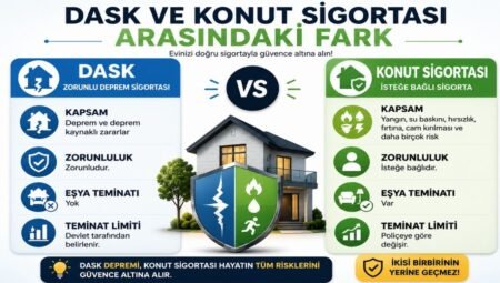 DASK ve Konut Sigortası Arasındaki Fark Nedir? Ev Sahiplerinin Bilmesi Gerekenler