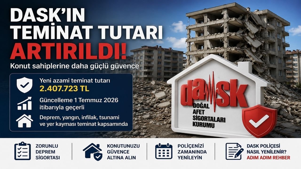 DASK’ın Teminat Tutarı
