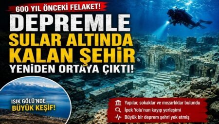 Depremle Sular Altında Kalan Şehir Yüzyıllar Sonra Yeniden Ortaya Çıktı