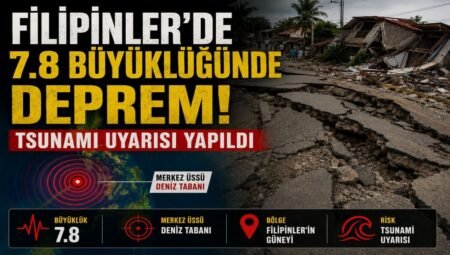 Filipinler’de 7.8 Büyüklüğünde Deprem Sonrası Tsunami Uyarısı Yapıldı