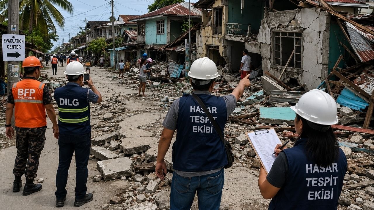 Filipinler'de 7.8 Büyüklüğünde Deprem