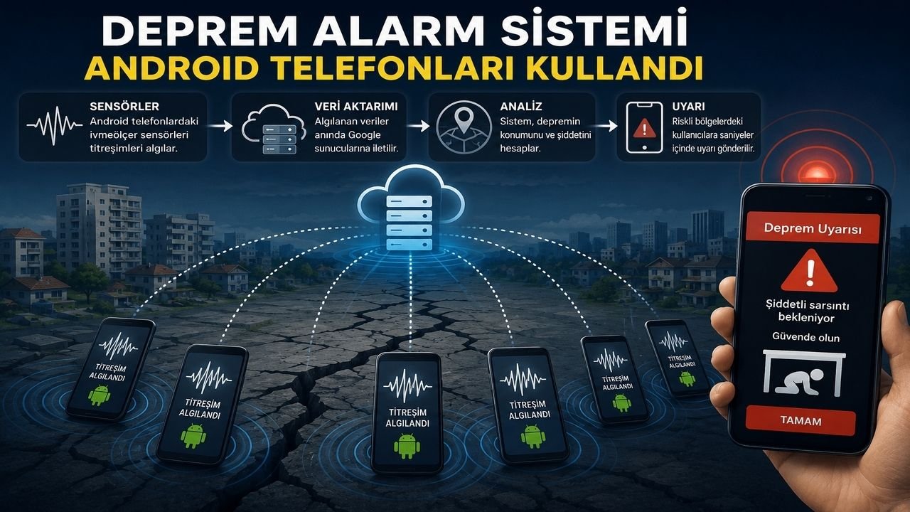Google'ın Deprem Alarm Sistemi