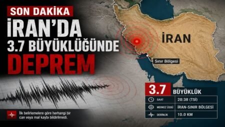 İran’da 3.7 Büyüklüğünde Deprem Meydana Geldi