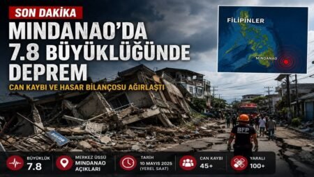 Mindanao’da 7.8 Büyüklüğünde Deprem: Can Kaybı ve Hasar Bilançosu Ağırlaştı