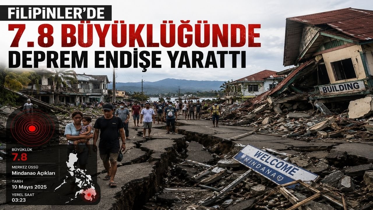 Mindanao'da 7.8 Büyüklüğünde Deprem